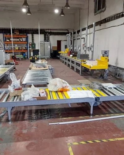 Heat pump assembly line